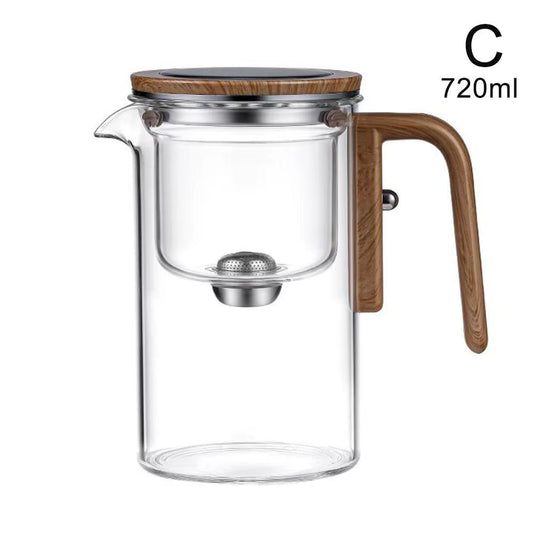 Water Separation Inner Container Teapot One Click Magnetic Switch Tea