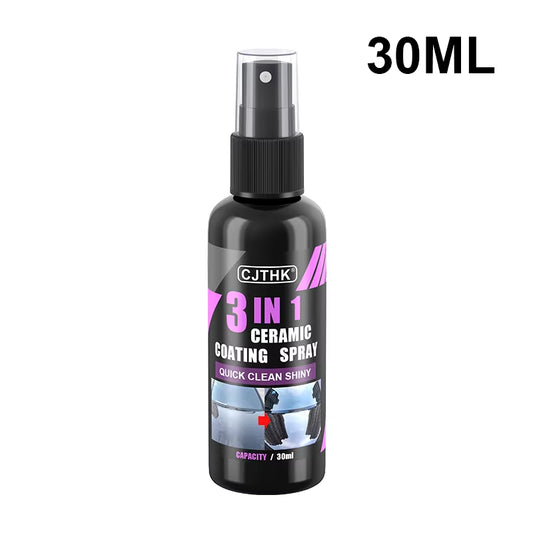 3-in-1 Car Ceramic Nano Coating – Hydrophobic Polish & Paint Protection