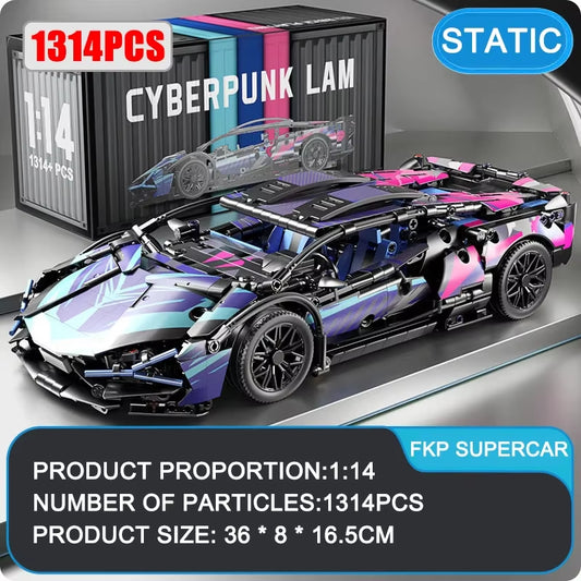 Technical APP Remote Control Racing Car – Building Blocks Supercar Toy for Kids