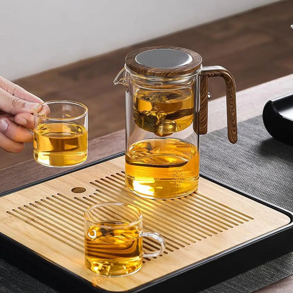 Water Separation Inner Container Teapot One Click Magnetic Switch Tea