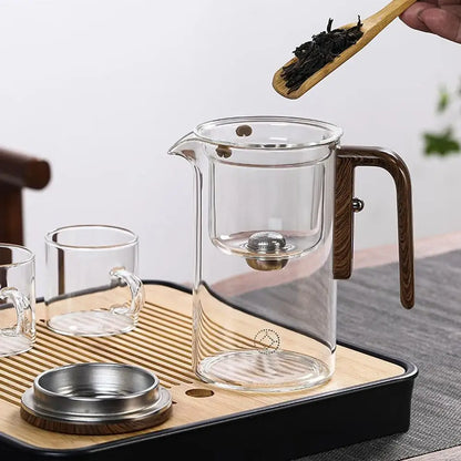 Water Separation Inner Container Teapot One Click Magnetic Switch Tea