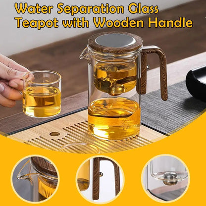 Water Separation Inner Container Teapot One Click Magnetic Switch Tea