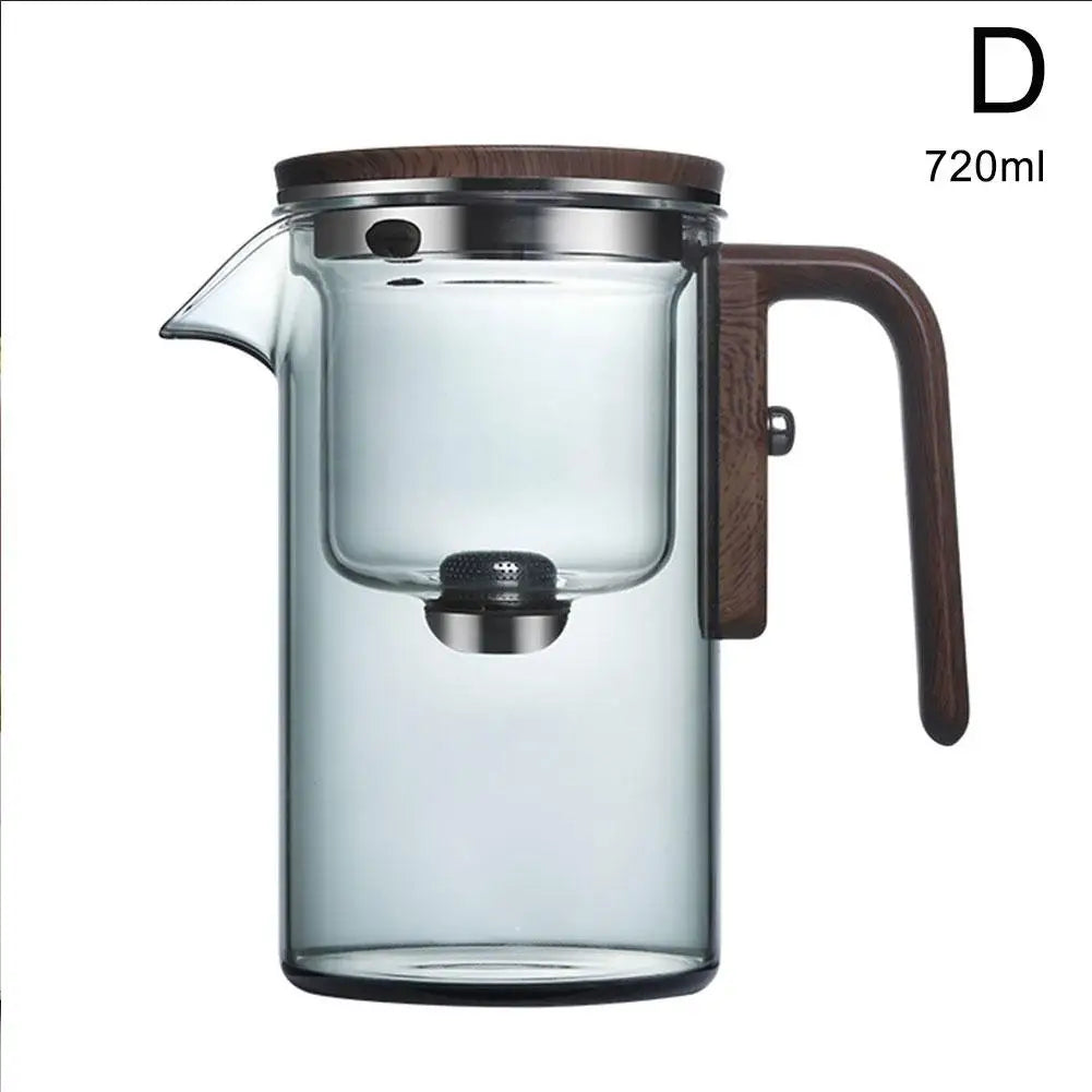 Water Separation Inner Container Teapot One Click Magnetic Switch Tea